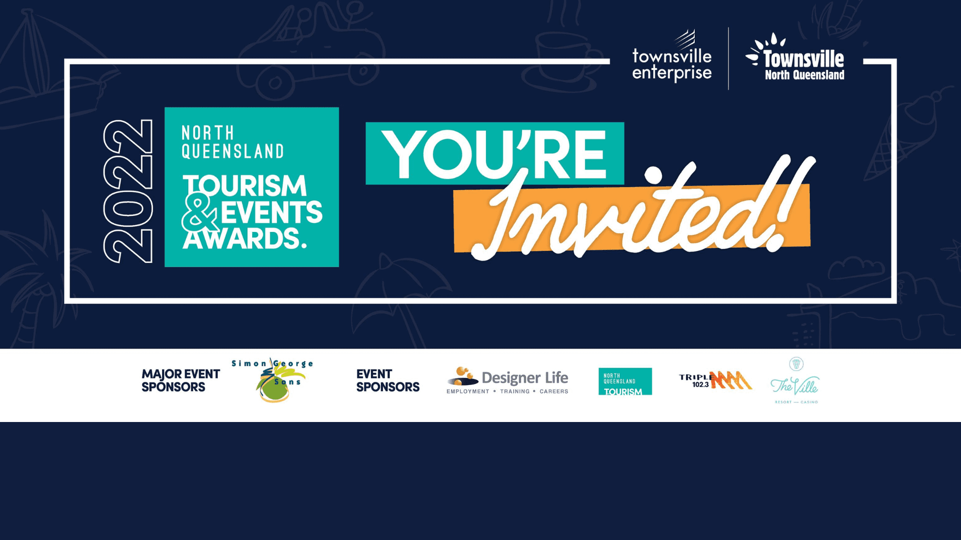 Event header for 2022 NQ Tourism and Business Awards