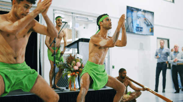 Wulgurukaba Walkabouts smoking ceremony at Peak ARE