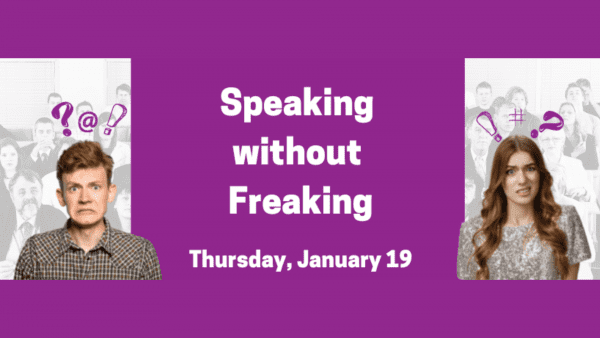 Speaking without Freaking Workshop - 19 January 2023