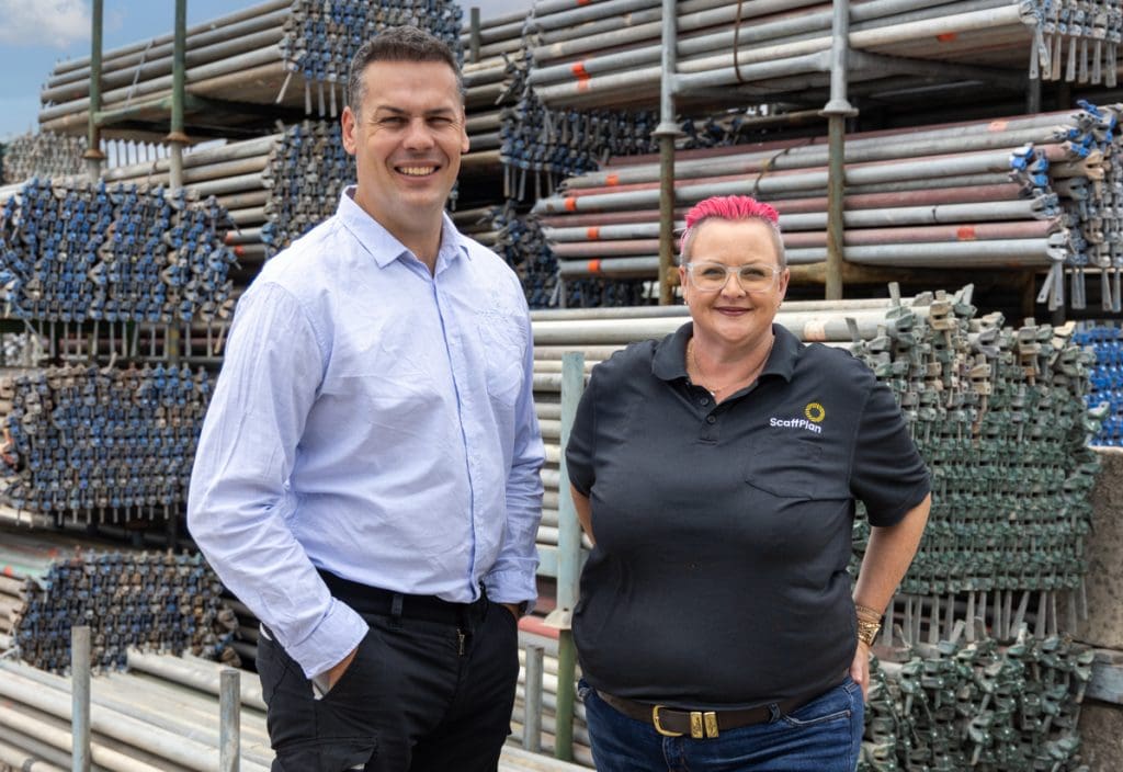 Simon Boyes and Aimee Schafer - ScaffPlan