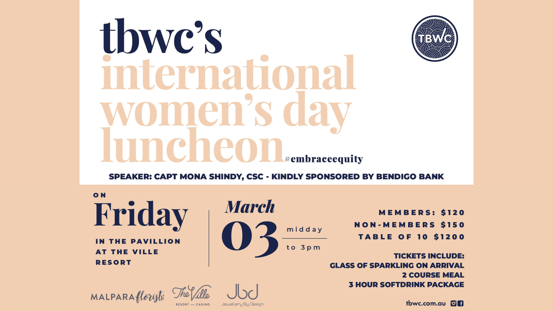 TBWC International Women's Day Lunch 2023