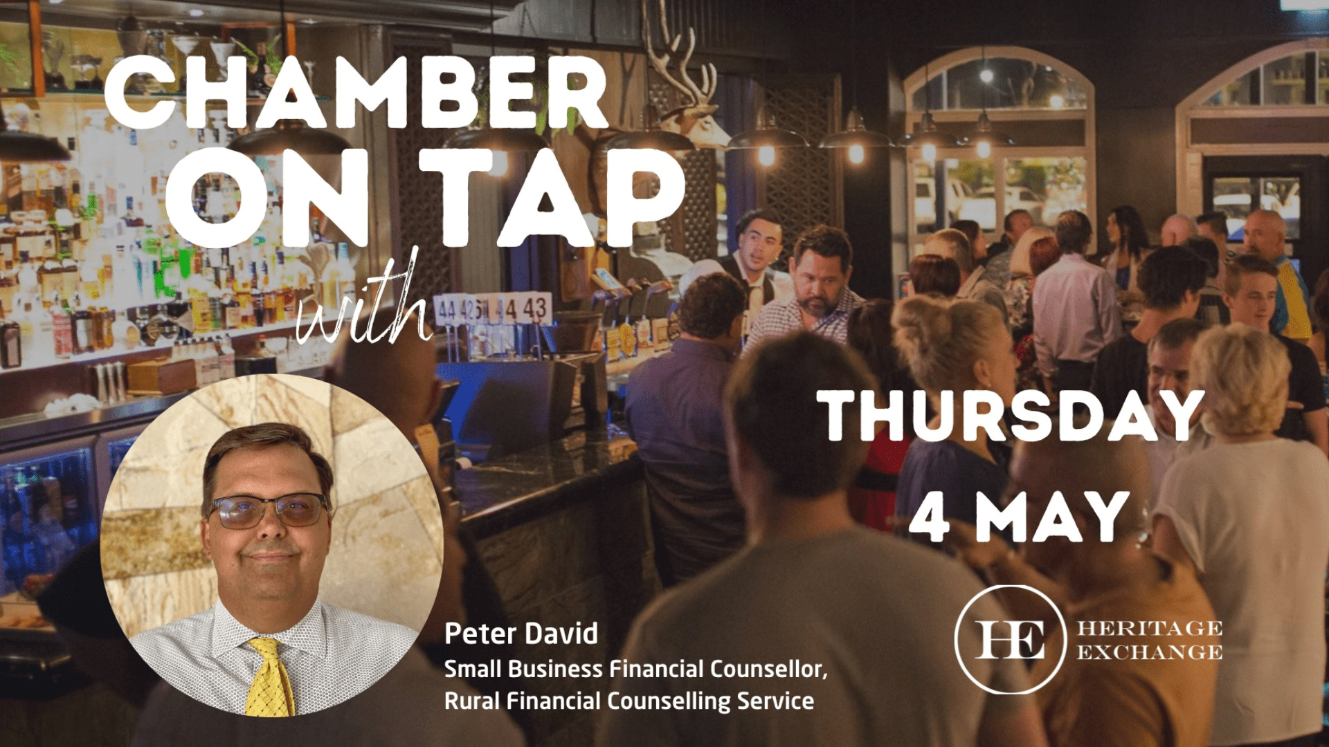 Chamber on Tap, 4 May 2023 with Peter David