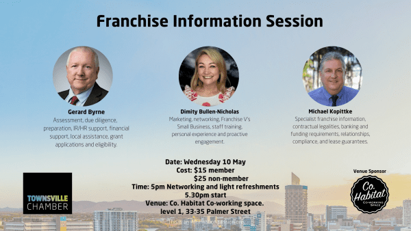 Townsville Chamber Franchise Information Session - 10 May 2023