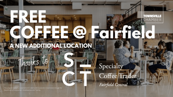 Chamber Coffee Fairfield Central 23 May 2023, sponsored by Specialty Coffee Trader