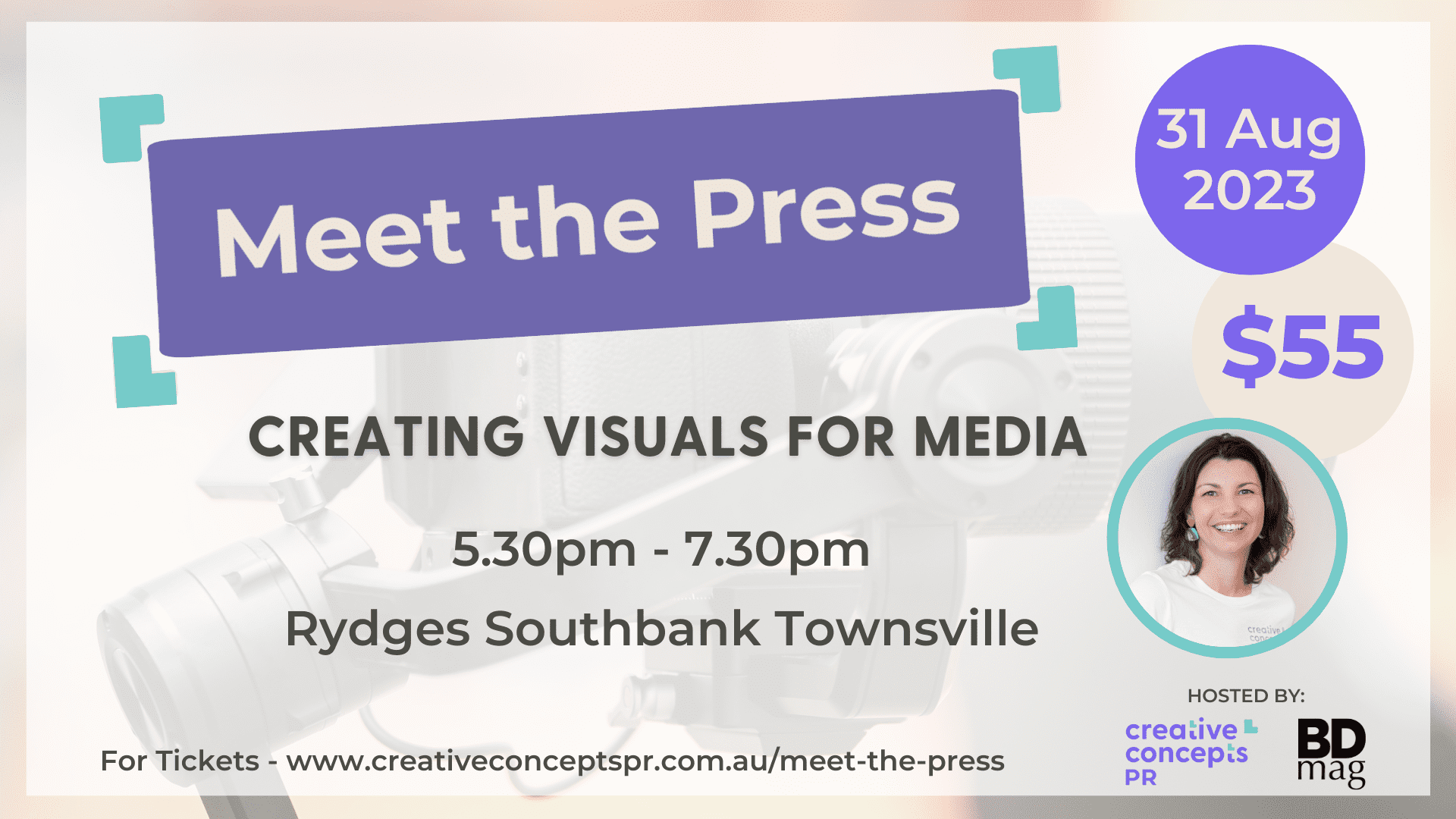 Meet the Press - Creating Strong Visuals for Media | 31 August 2023
