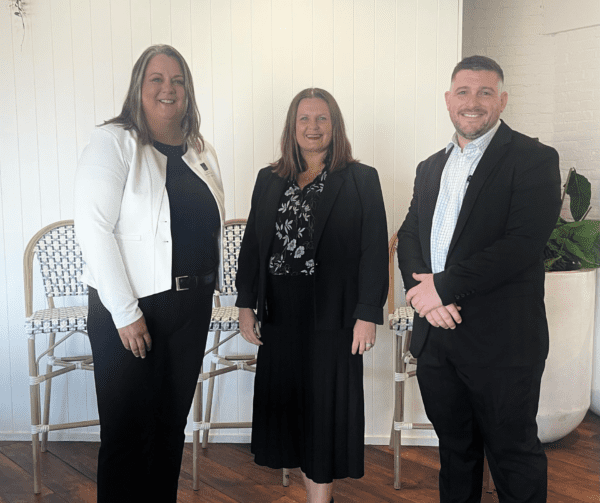 Left to Right: Heidi Turner (CEO), Miranda Mears (President) and Kevin Booth (Deputy President), Townsville Chamber of Commerce | BDmag October 2023