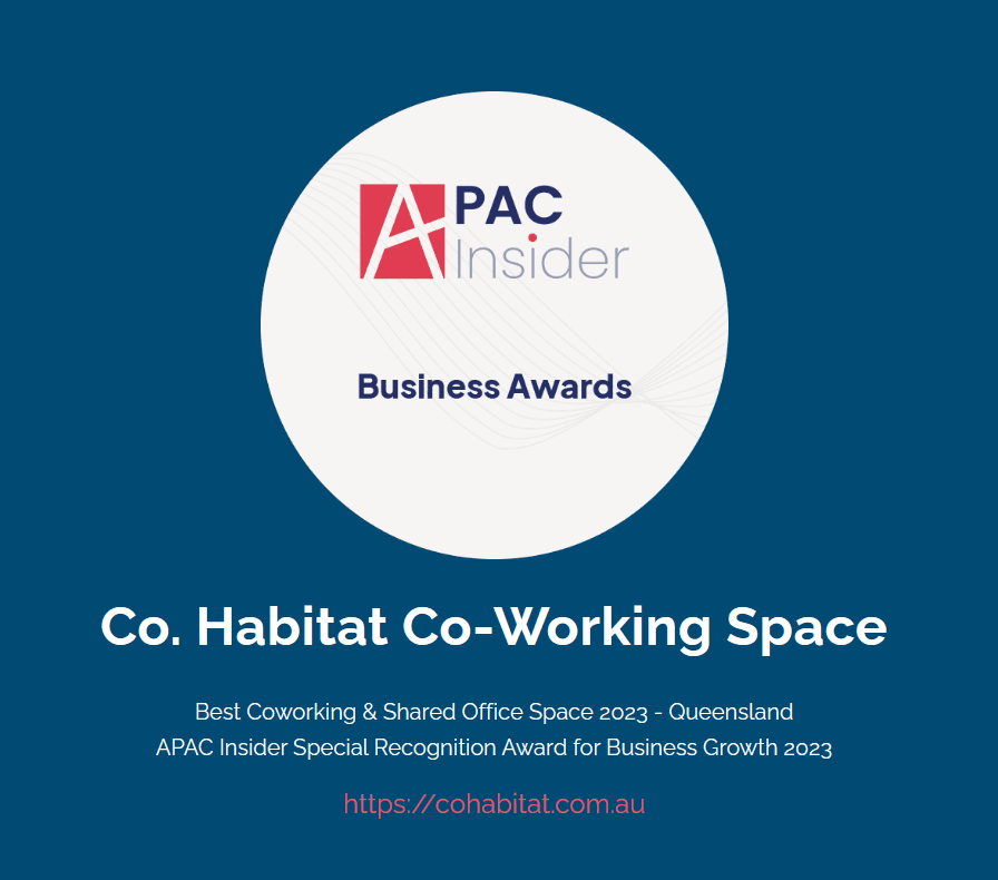 Co. Habitat Co-Working Space has been named as winner of two APAC Business Awards in 2023.
Co. Habitat Co-Working Space Receives International Recognition | BDmag December 2023