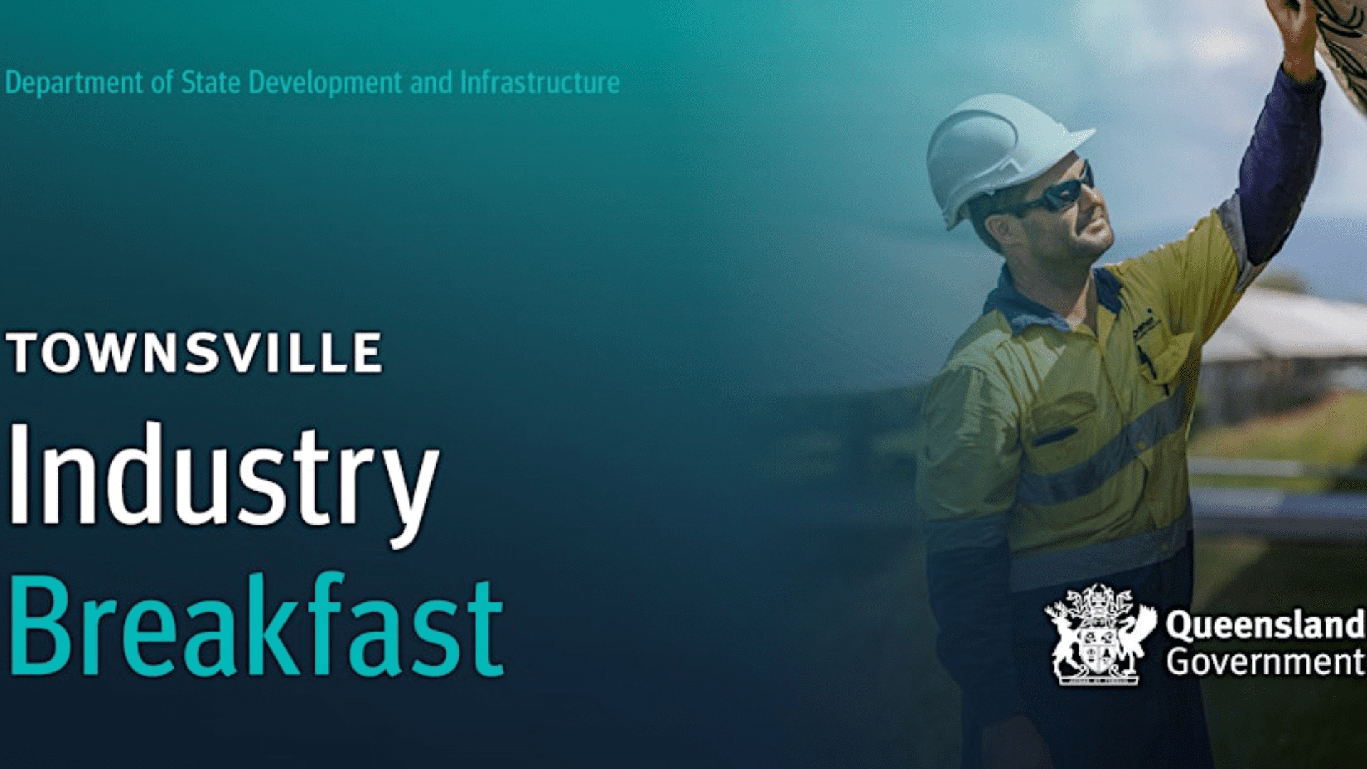 Townsville Industry Breakfast event banner. BDmag event banners 2024