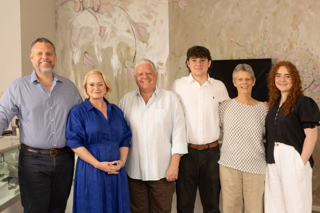 (L-R) Jay, Kylie, Kim, Harper, Judi and Lily Bartlett. BDmag April 2024