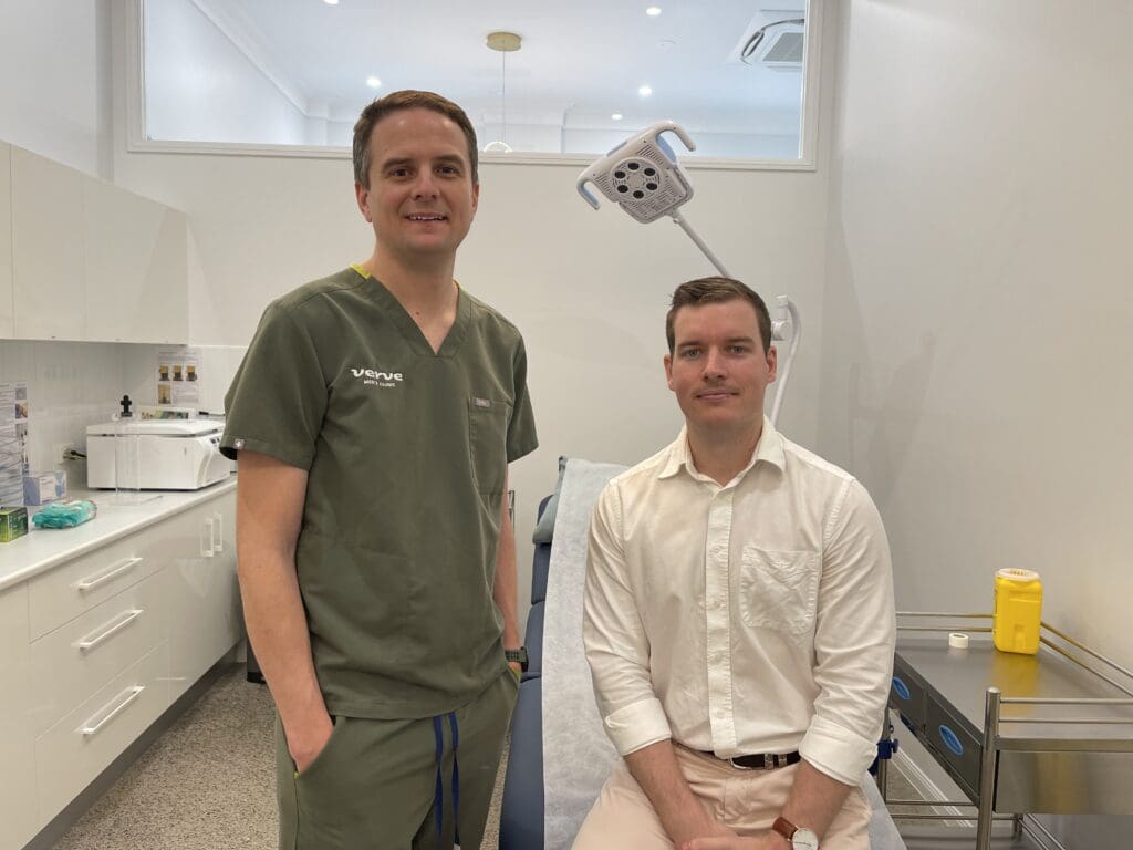 Dr Jonathan Fenton and Dr Zach Baker from Verve Men's Clinic. BDmag 2024