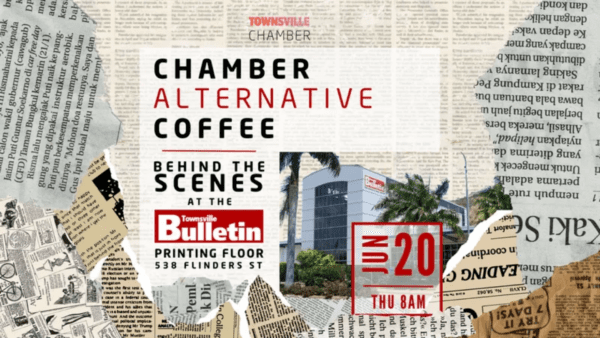Townsville Chamber Alternative Coffee. BDmag event header 2024