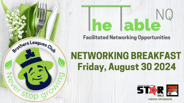 Table NQ Networking Breakfast - August 2024. BDmag event headers