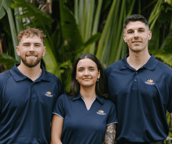 Nicola Bell, Callum Bell and Jayden Freitas of Mindful Health